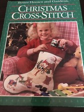 better homes and Gardens Christmas cross stitch book 1987