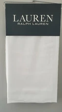 Ralph Lauren Christiana White 2 Panels Window Curtain 50x96