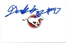 Derek Wiggan Signed Autographed 4x6 Photo Cfl Football Calgary Stampeders