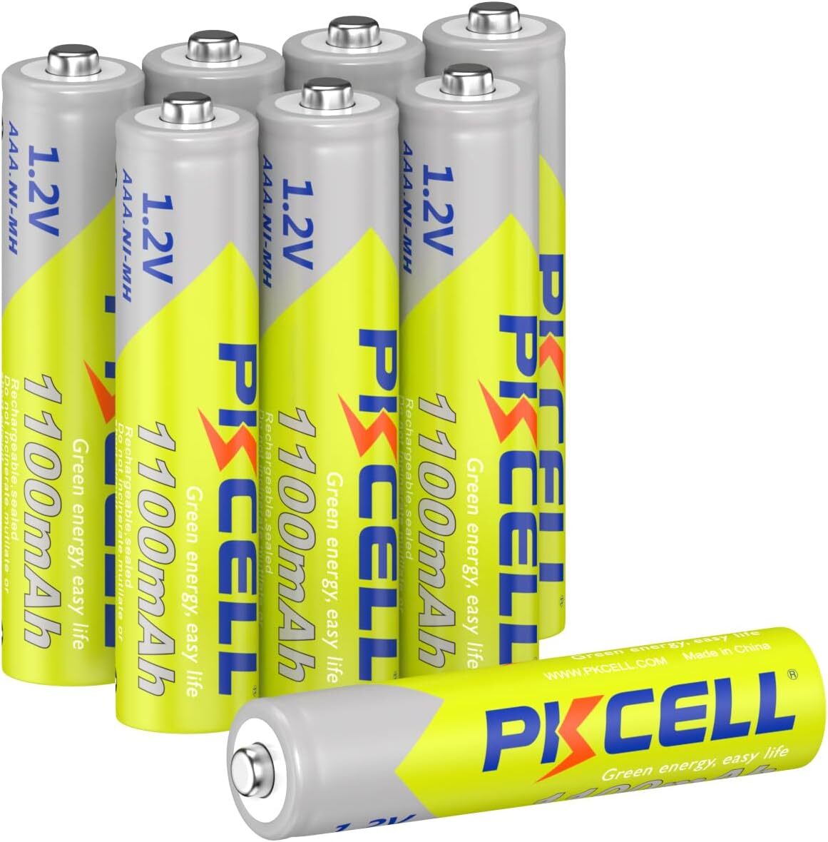 4-24PCS AAA Rechargeable Batteries 1100mAh 1.2V NiMH Battery for Solar lights-image