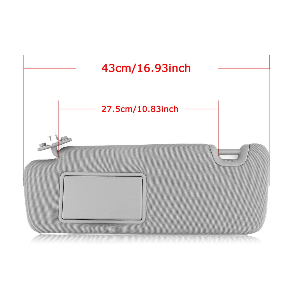 Front Left Driver Side Sun Visor For Toyota Highlander 2014-2019