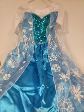 Disney frozen Elsa dress Authentic Costume extra netted silk slip and tooling.