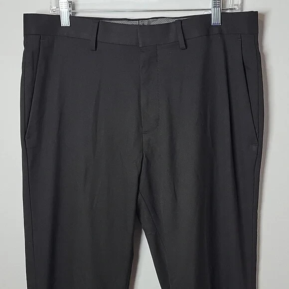 Kenneth Cole Reaction Men's Dress Pants Size 34x32 Black WPL 386