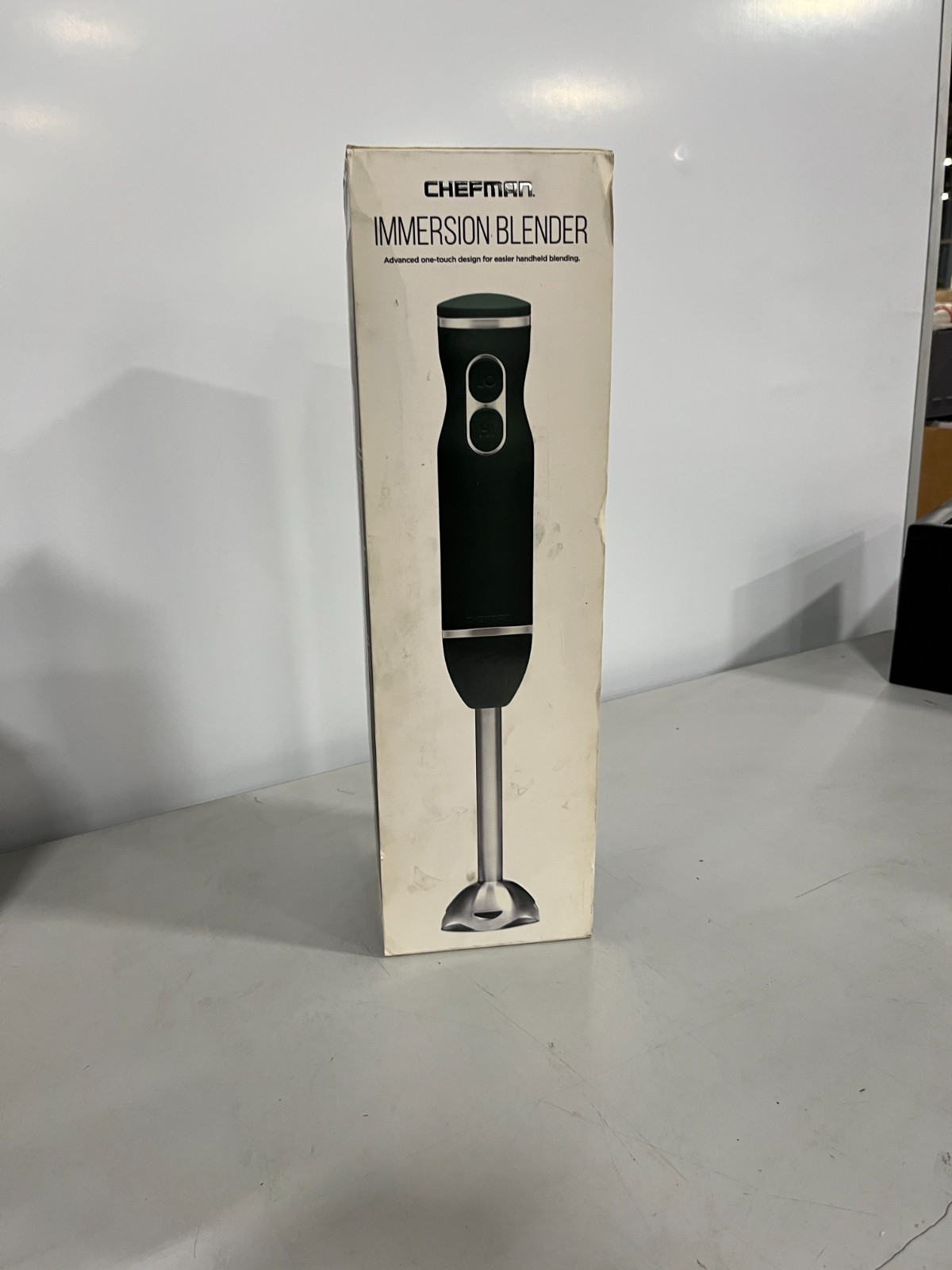 Chefman 300 Watt 2-Speed Immersion Stick Hand Blender Black