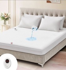 Twin Heated Mattress Pad 9 Heat Settings, Auto Off Machine Washable