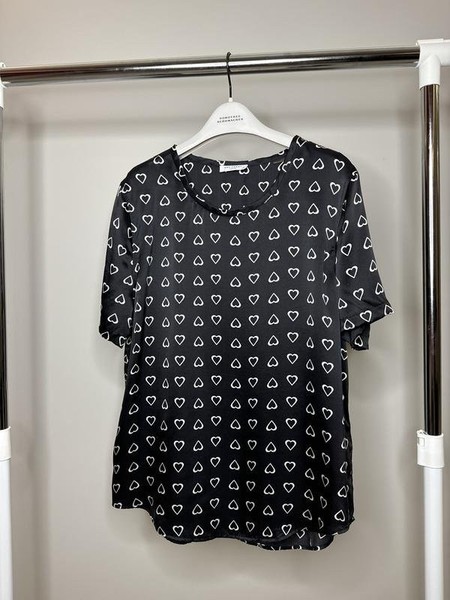 Women Equipment Shirt Black Silk 38 / M / 46