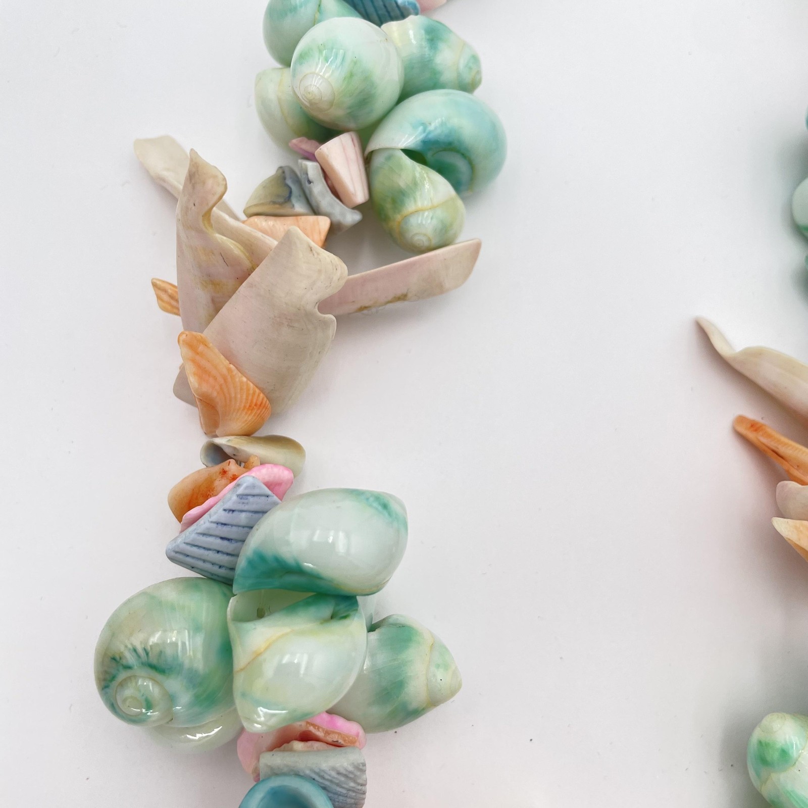 Boho Multicolor Shell Beaded Statement Necklace C… - image 9