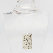 Collana Con Pendente Rettangol…