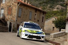 Roman Kresta CZE on stage 3 2005 WRC Rally Car Racing Old Photo