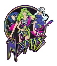JEM The Misfits Logo 80s Saturday Cartoon Vintage Retro Water Resistant Sticker