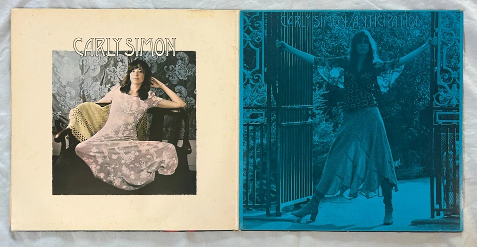 CARLY SIMON – TWO Great Albums – inc RARE Double LP with Anticipation L@@K! - image 3 of 4