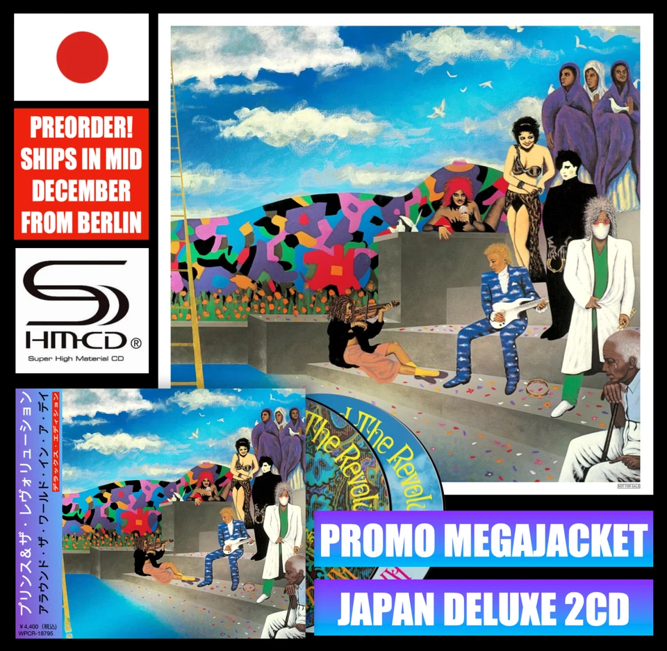 JAPAN ONLY PROMO MEGAJACKET + DELUXE 2CD AROUND THE WORLD IN A DAY PRINCE 2025
