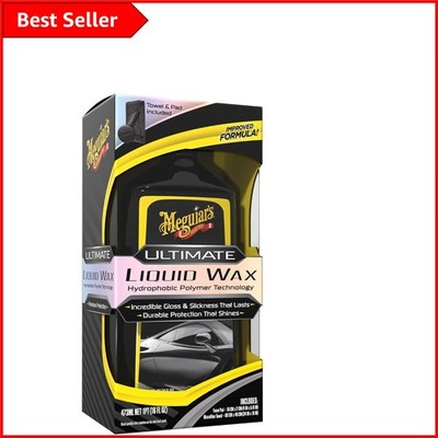 Meguiar's Ultimate Liquid Wax 473ml - Einfache Anwendung mit langanhaltendem Glanz