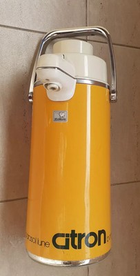 Seltene Vintage japanische große Thermoskanne 2 L Zojirushi Vakuumkanne 70er Jahre
