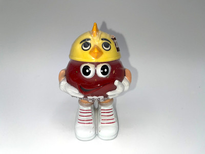 Vintage Easter Chick Hat Red M&M Cake Topper Cupcake Topper Yellow Chicken
