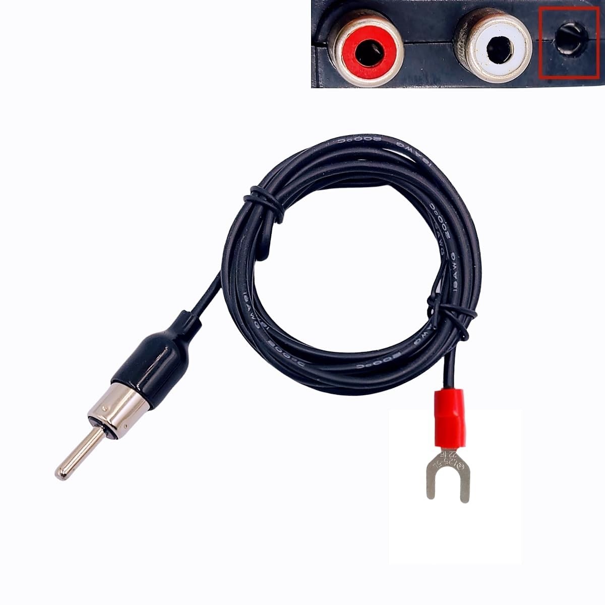 Turntable Ground Wire 5ft Plug in Cable for Technics SL BD21 BD3