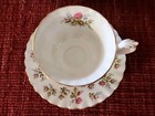 Royal Albert Winsome Tea Cup Saucer Pink Rose Gold Trim Bone China England — photo 2