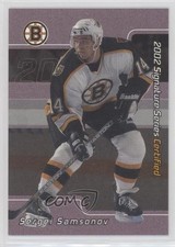 2001 ITG Be A Player Signature Series Certified /100 Sergei Samsonov #C-42 08ee