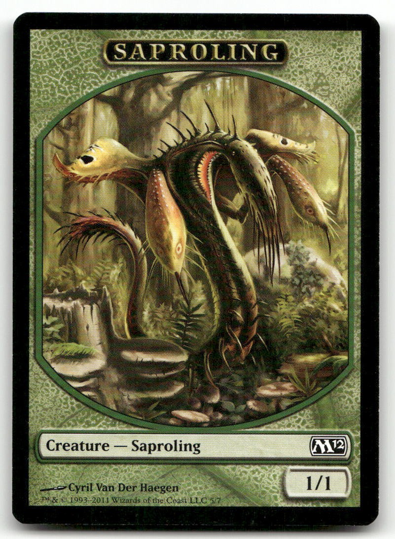 Saproling Token #5 (LP) Magic 2012 (M12) M12 Magic MTG