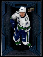 2020-21 Upper Deck Allure #126 Olli Juolevi Vancouver Canucks Rookie Hockey Card. rookie card picture