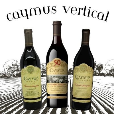 Caymus Vineyards - Three Bottle Vertical of Cabernet (3 Bottles)