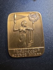 Bausch & Lomb Honorary Science Award Medal – Art Deco – Univ. of Rochester D B21