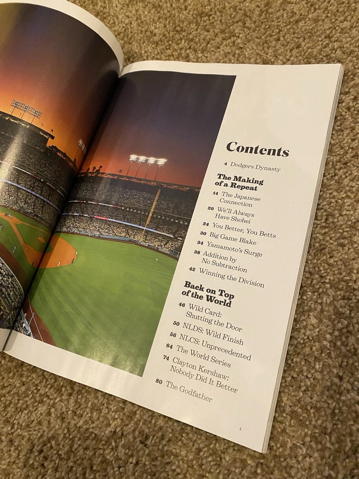 Los Angeles Times Dodgers 2025 World Series Commemorative 80 Page Magazine Rare - Image 2 of 4