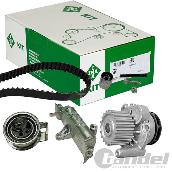 INA Zahnriemensatz+Wasserpumpe Passend FüR Audi A3 A4 B6 A6 C5 VW Golf 4 Passat-image