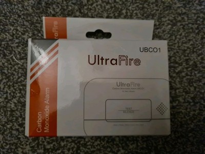 UBCO1 Ultrafire Kohlenmonoxidmelder Alarm 10 Jahre Lebensdauer Batteriebetrieben Neu