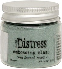 Tim Holtz -EMBOSSING GLAZE WEATHRD WD, Weathered Wood, 1 count pack of 1