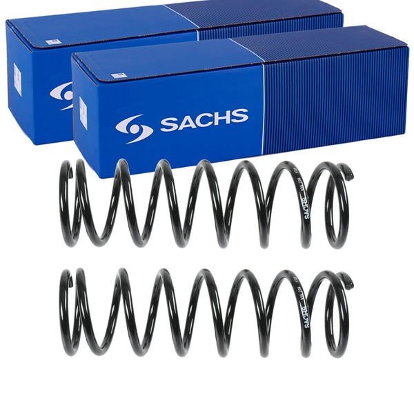 2X Sachs Fahrwerksfedern Hinten Passend FÜR Ford Focus Links+Rechts-image