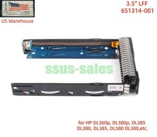 651314-001 3.5" LFF SAS SATA HDD Tray Caddy for HP DL385 DL380p DL580 G8 G9 G10