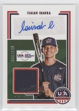 2022 Panini USA Baseball Stars & Stripes Signatures /399 Isaiah Ibarra Auto 0j81