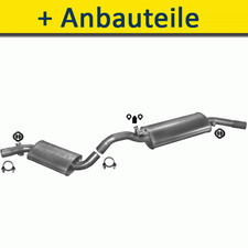 Auspuff Auspuffanlage für VW GOLF II FLIEßHECK 1.8 112/84/84-90/90PS 1984-1991