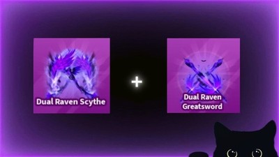 Blade Ball - Dual Raven Scythe + Greatsword