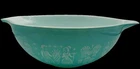 Vintage Pyrex Amish Butterprint 444 Cinderella Mixing Bowl Turquoise 4 QT