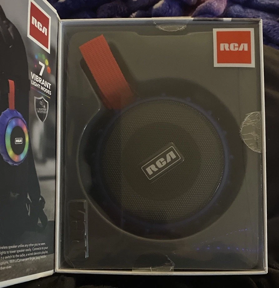 RCA Viper Beat Mini Bluetooth Party Speaker TWS Wireless LED Blue – NEW - Image 3 of 3