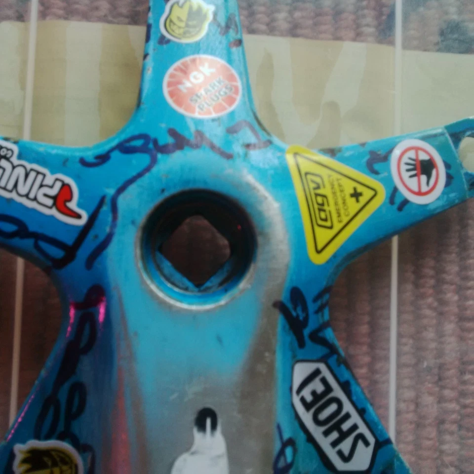 165mm 144bcd crank right only unbranded alloy fixie ,pista ,fixed wheel - Image 3 of 4