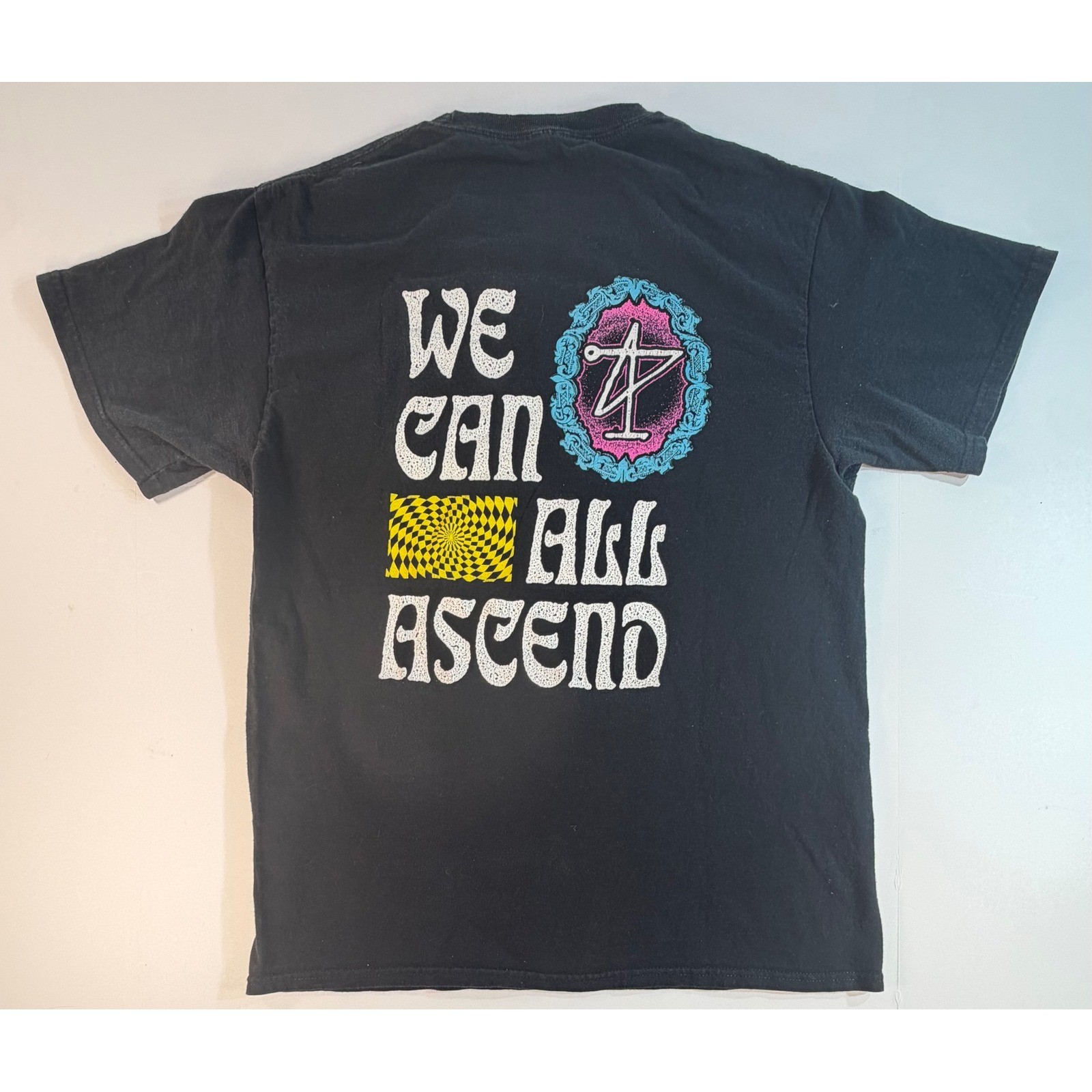We Can All Ascend Graphic T-Shirt Black Concert Merch Tee