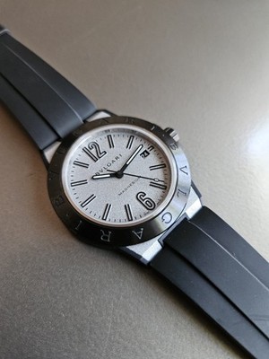 Bvlgari Bulgari Diagono Magnesium Cermaic Automatic PVD; Black + Rare + Awesome!