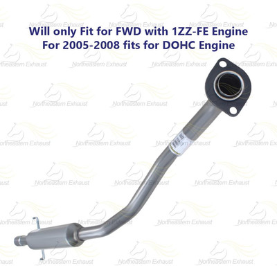 52453 Walker Exhaust Pipe For Toyota Matrix Pontiac Vibe 2005-2008