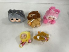 Five Assorted Plush Toys Keychains