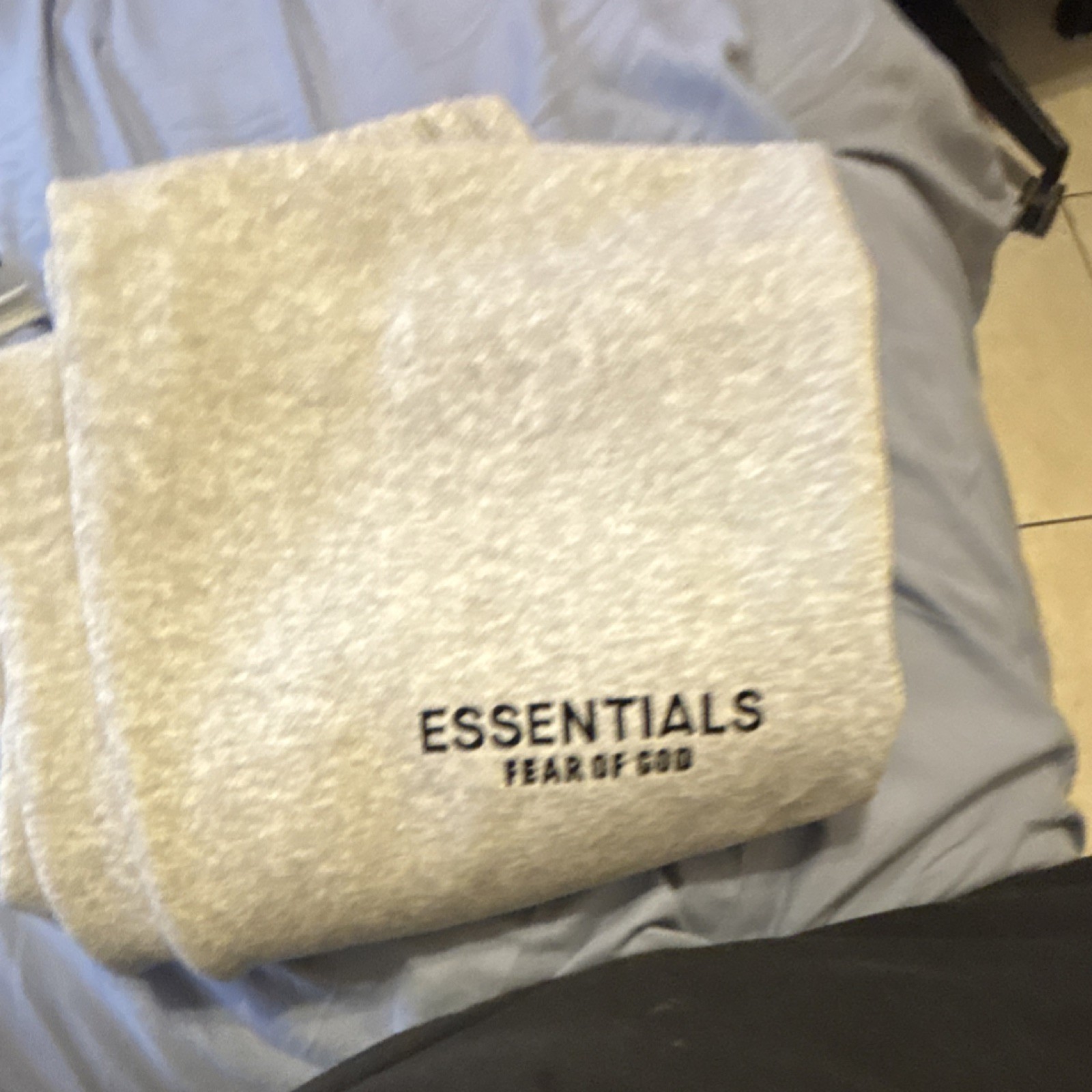 ESSENTIALS Fear of God Men's Gray Jogger Drawstring Activewear Pants