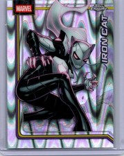2026 Topps Chrome Marvel Comics Iron Cat #127 RayWave Refractor