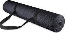 Fitvids All Purpose 1/4-Inch High Density Anti-Tear Exercise Yoga Mat with Carry