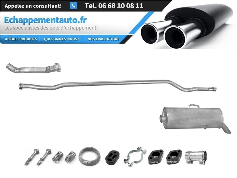 Catalyseur Peugeot 106 1.1 1.4 essence de 2000 2001 2002 2003 2004 référence 1731P2