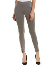 Hue Women's Microsuede Blocked Denim Curvy Leggings Sockshosiery, -Filament,