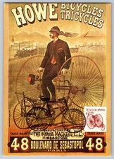 #2126 Transportation Series Tricycle 1880s Maxi Card w/Pictorial Cancel
