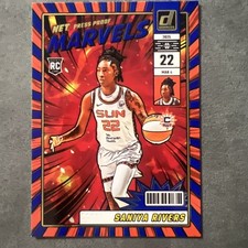 2025 Panini Donruss WNBA - Net Marvels Saniya Rivers #5 Press Proof Blue (RC)