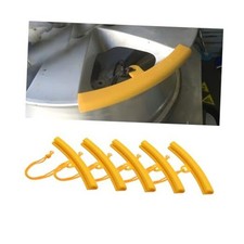 5PCS Car Tire Changing Rim Protector, Fixing Vehicle Wheel Changer Rim Yellow